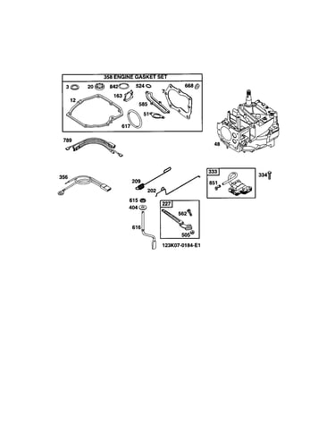 Short block/gasket set