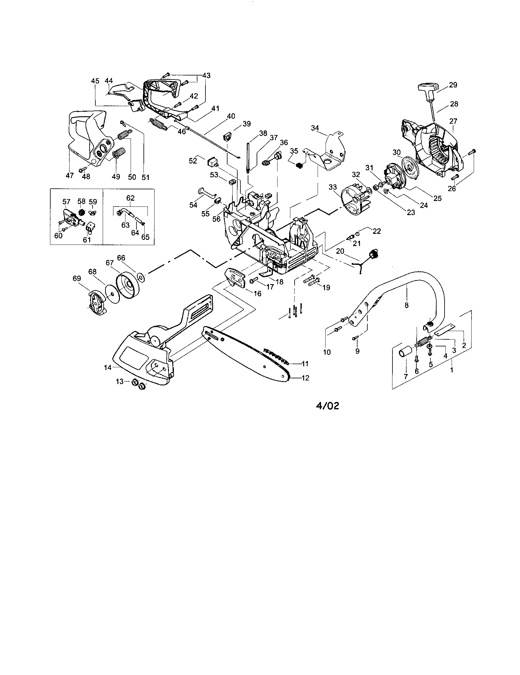 Fan housing/chain-16"