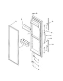 Refrigerator door