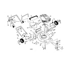Craftsman 917378771 engine/handle/housing diagram
