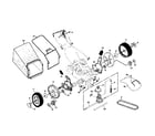 Craftsman 917378771 wheels/tires/bag diagram