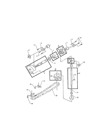 Arm shaft drive