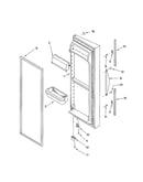 Refrigerator door