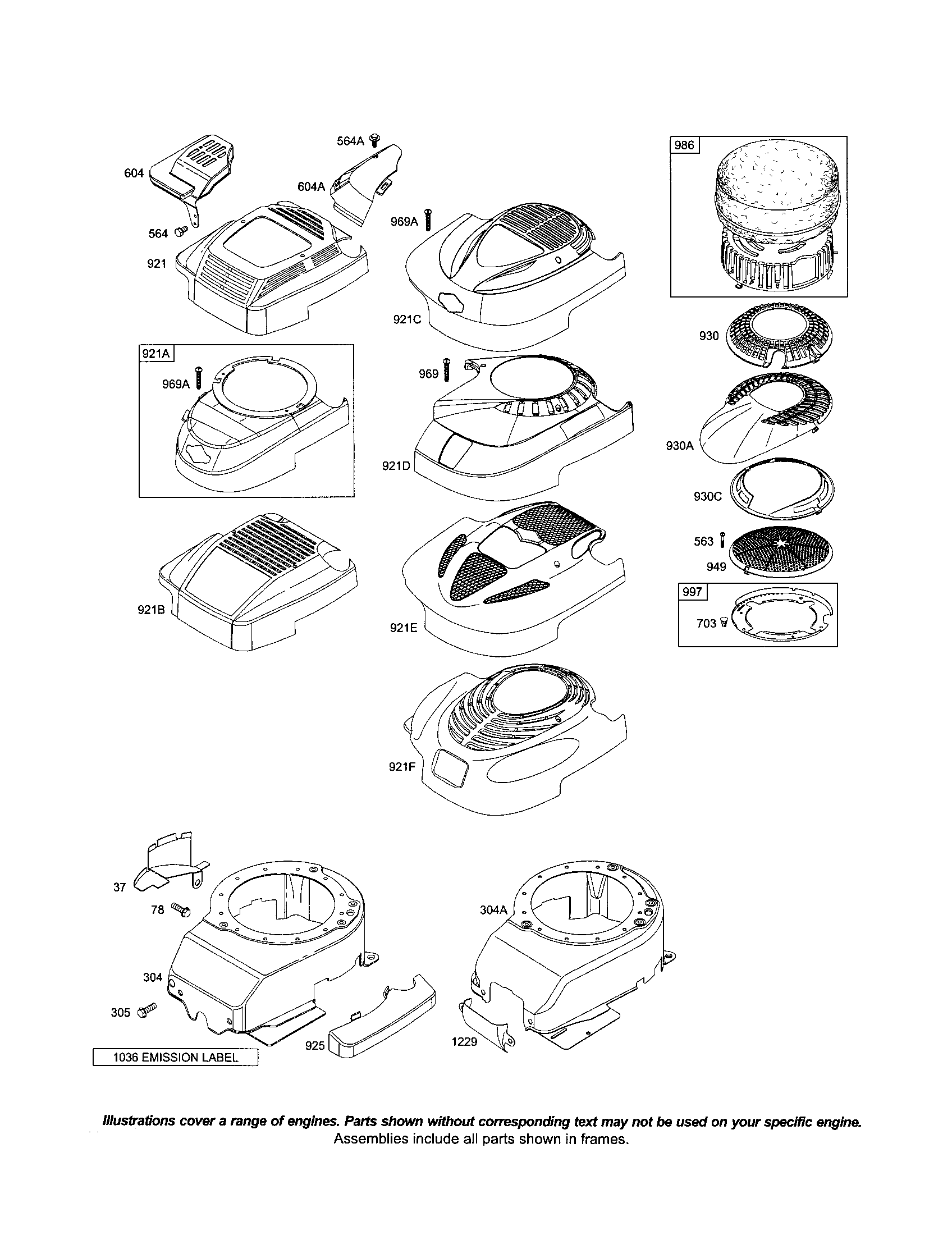 Cover-blower housing