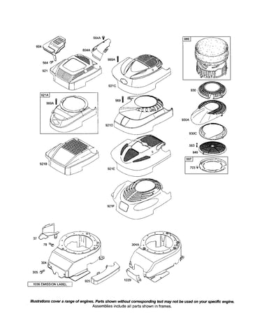 Cover-blower housing