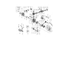 Poulan BC24W crankcase/crankshaft diagram
