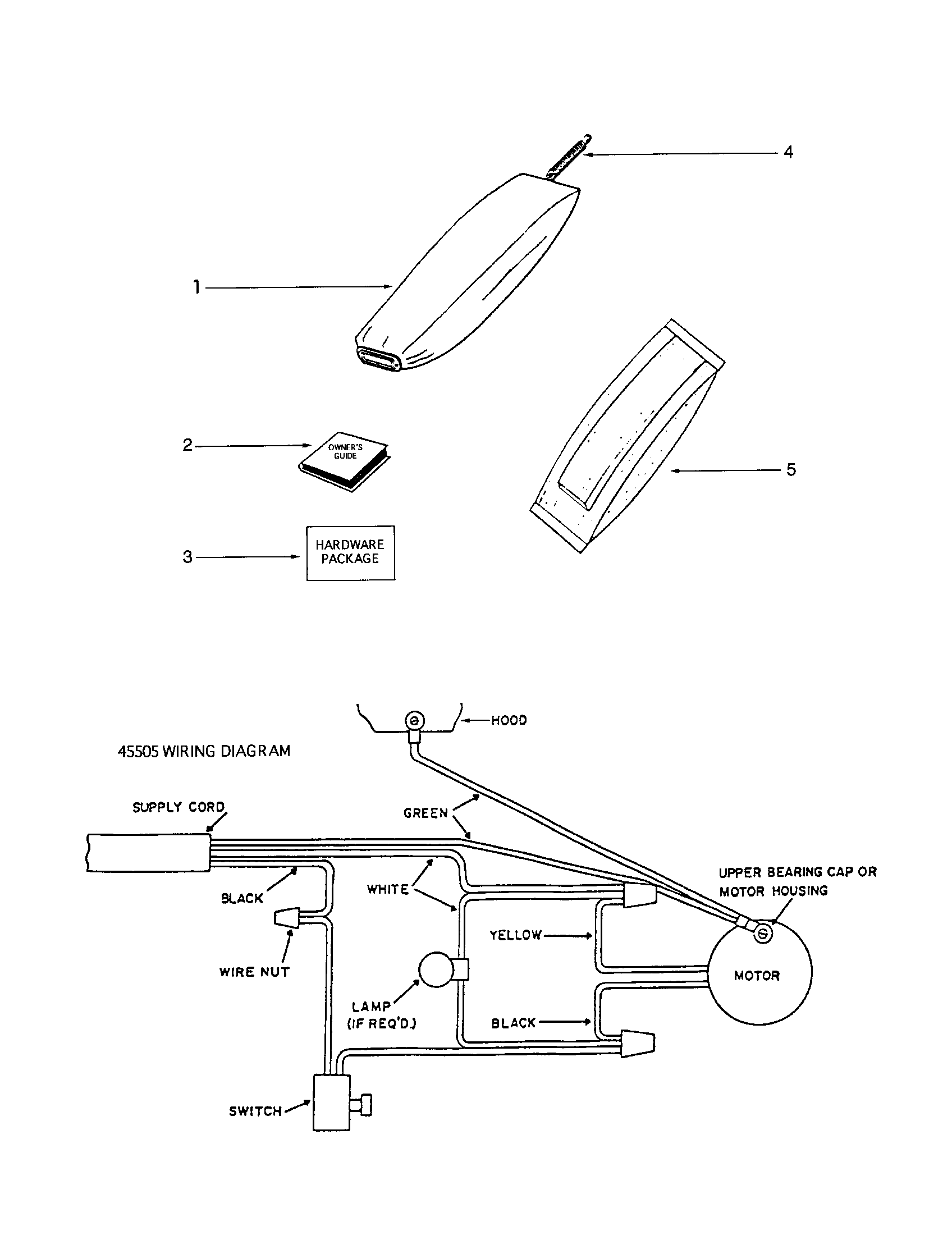 BAG/HARDWARE/WIRING DIAGRAM