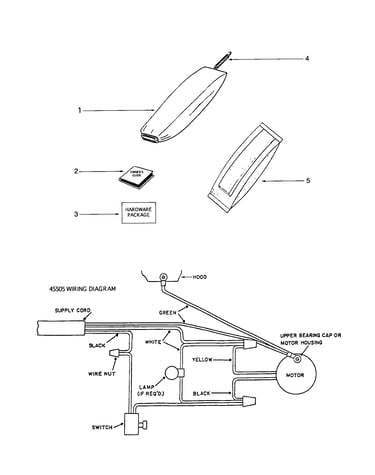 Bag/hardware/wiring diagram