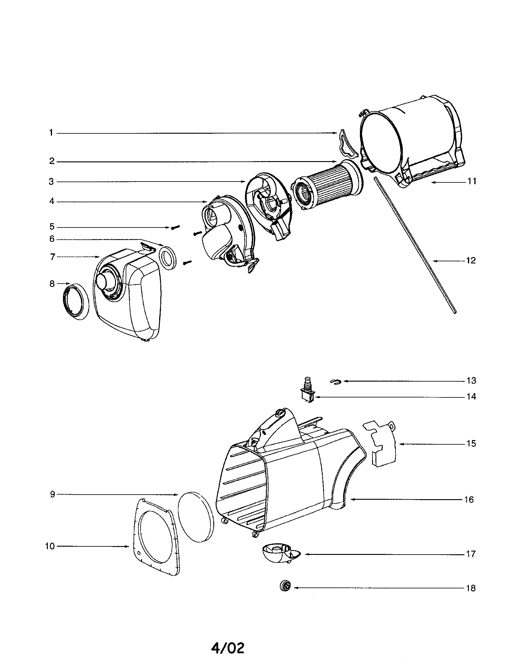 Front cover/housing