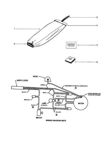 Bag/hardware/wiring diagram