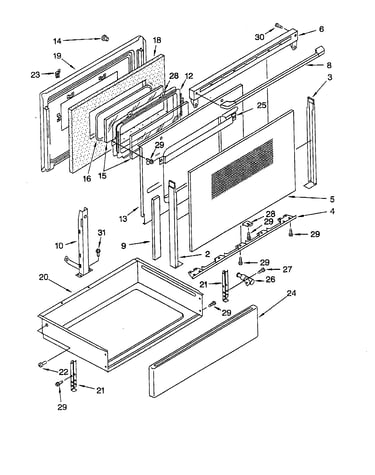 Door and drawer