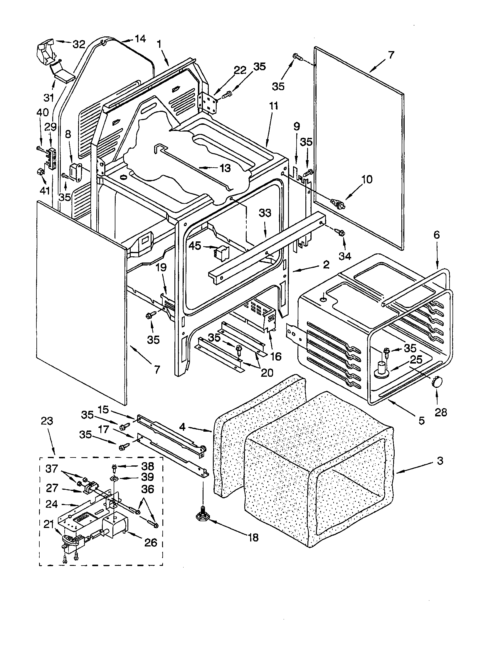 OVEN CHASSIS