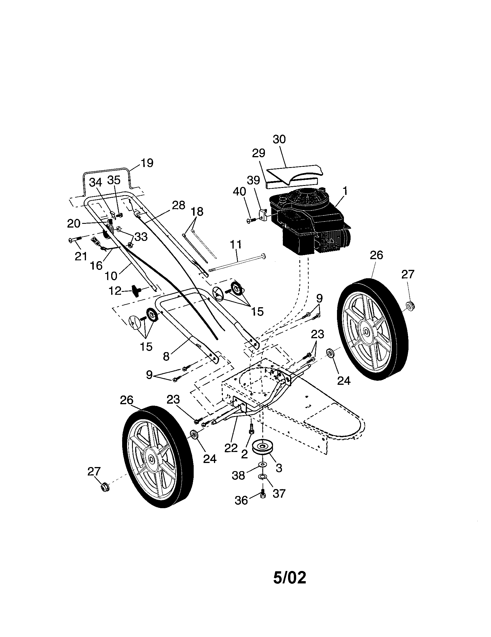 Engine/wheel