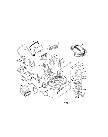 Engine/handle/housing