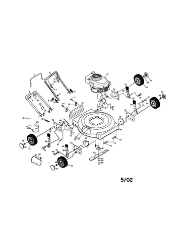 Engine/handle/housing