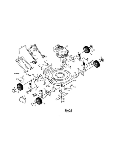 Engine/handle/housing