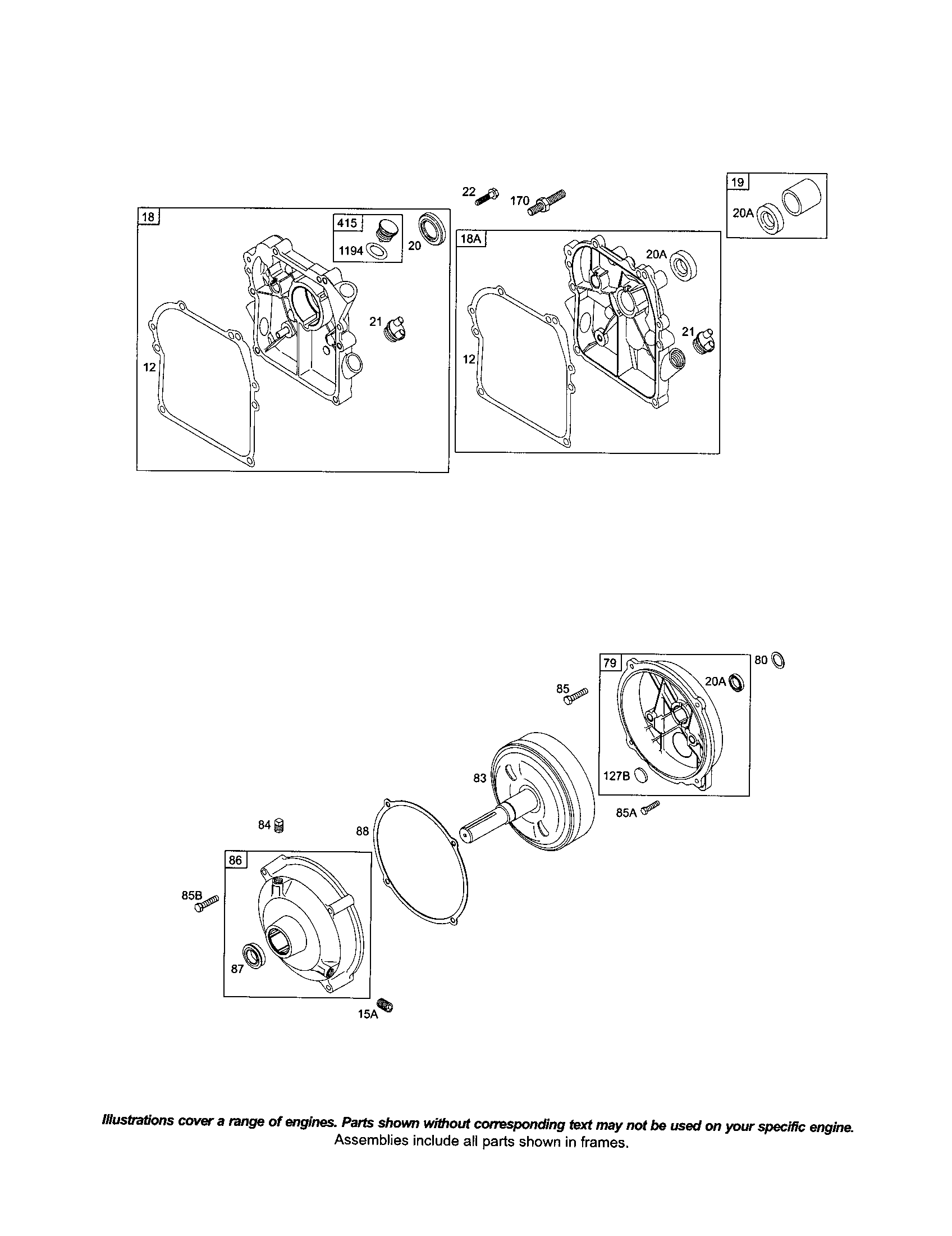Cover-crankcase/gover-gear shaft