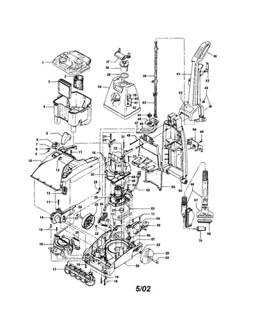 Upright extractor