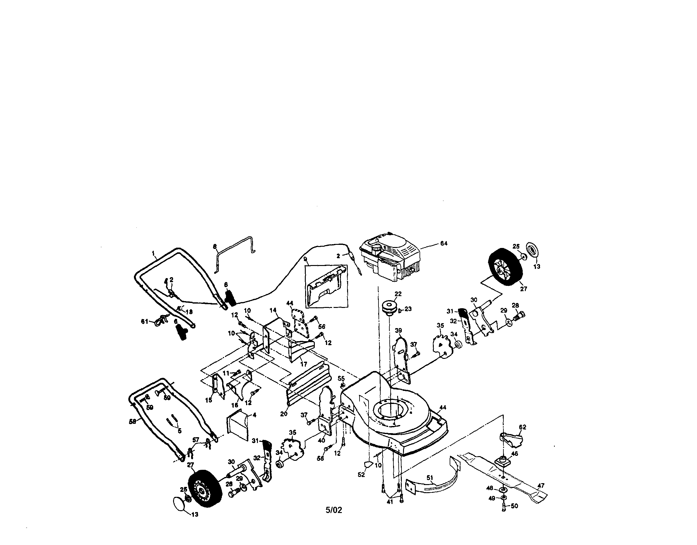 ENGINE/HANDLE/HOUSING