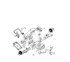 Craftsman 917377530 engine/handle/housing diagram