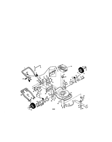 Engine/handle/housing