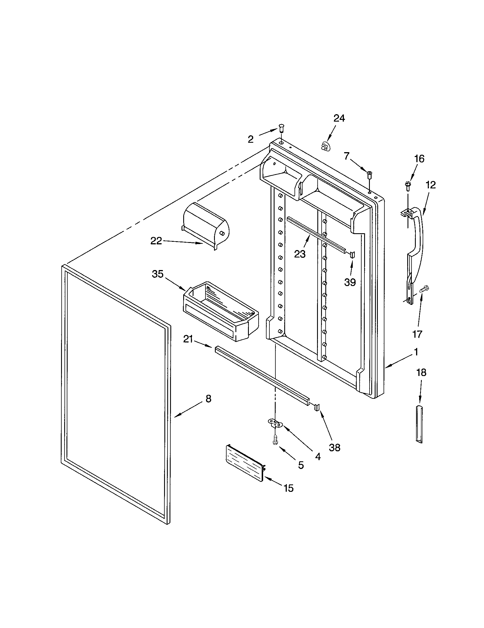 REFRIGERATOR DOOR