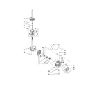 Whirlpool 8530090 brake/clutch/gearcase/motor/pump diagram