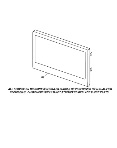 Microwave door