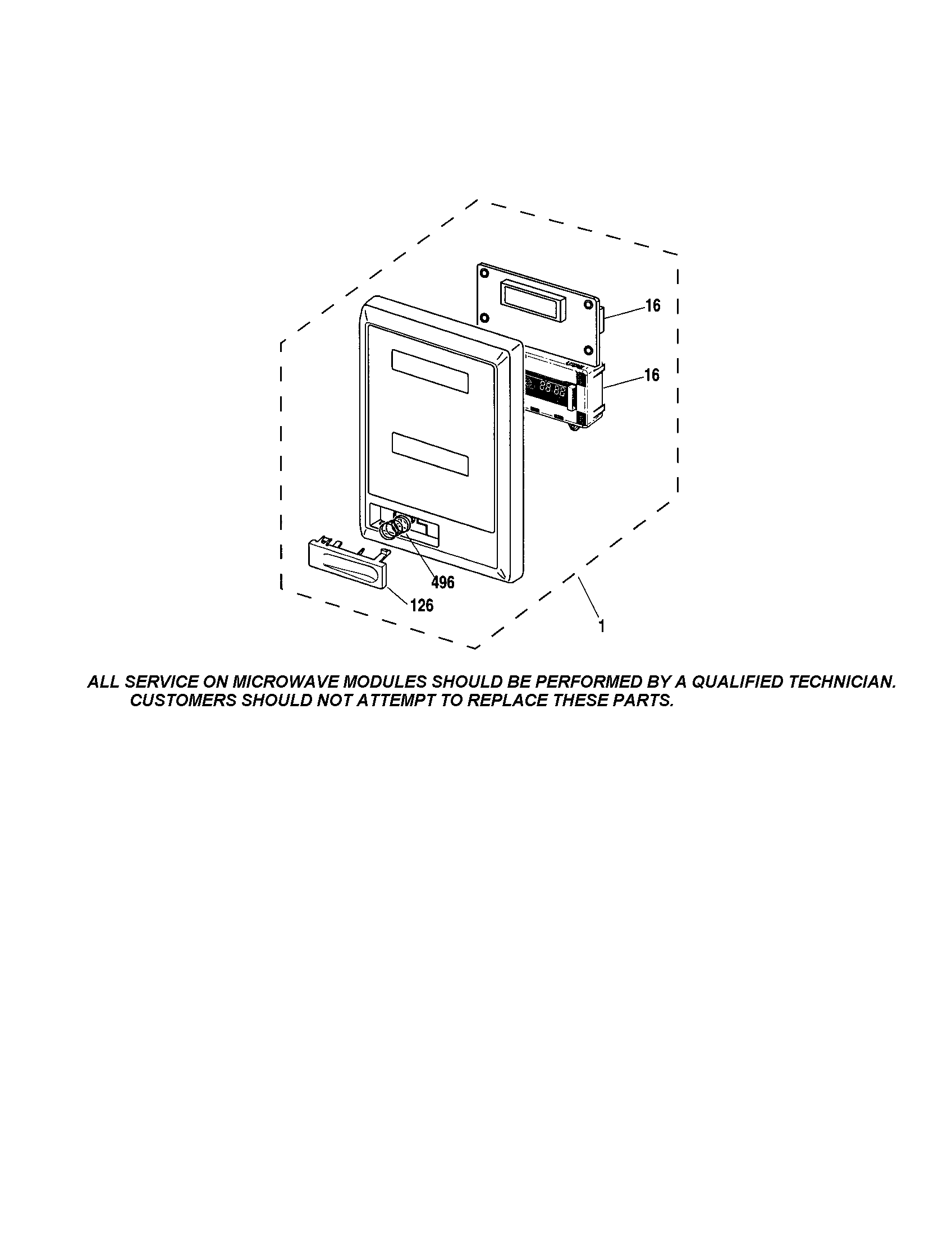 MICROWAVE CONTROL PANEL