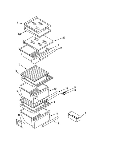 Refrigerator shelf