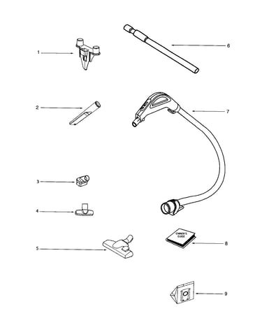 Tool caddy/hose