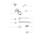Eureka 6992A tool caddy/accessories diagram