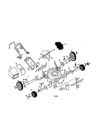 Rotary lawn mower