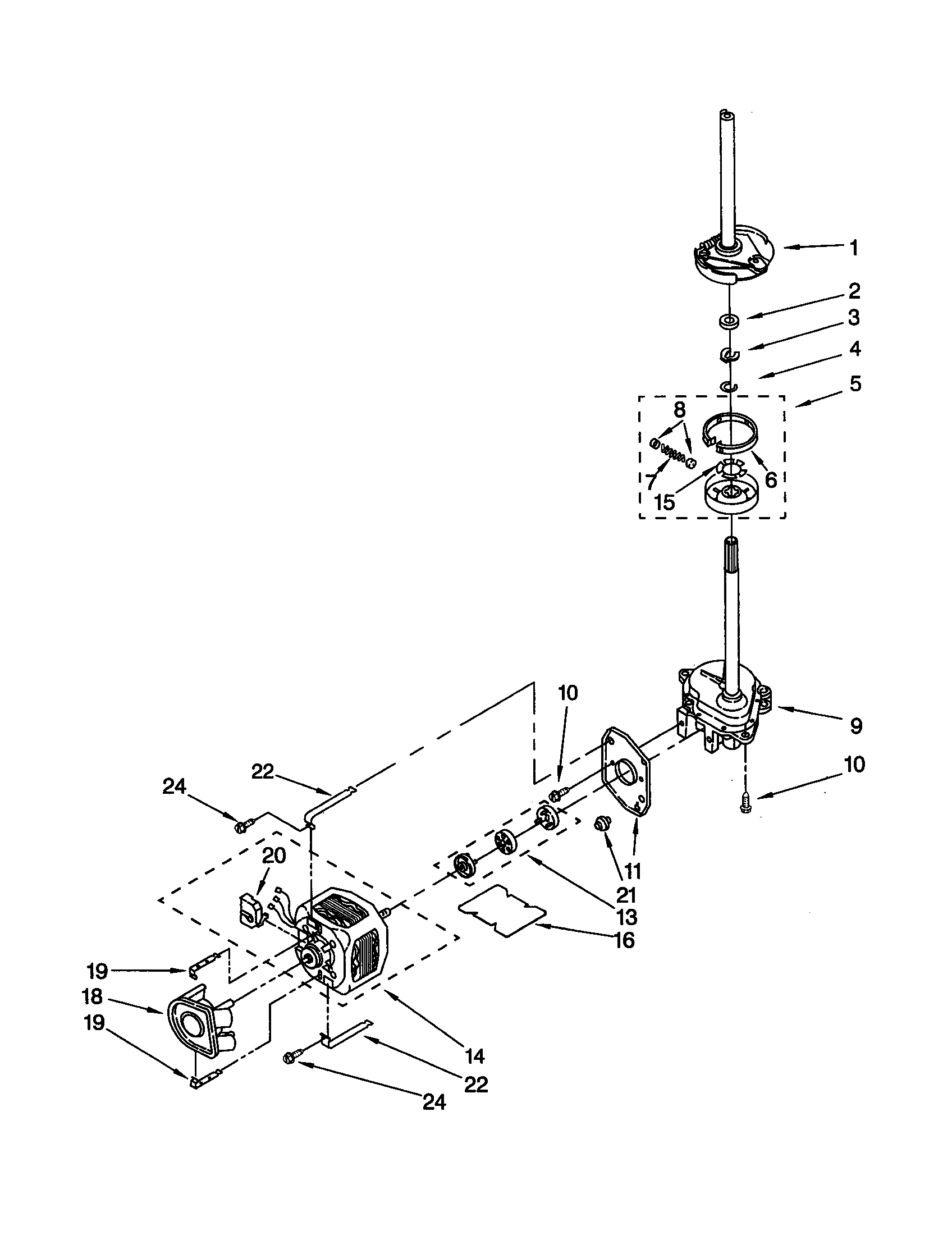 BRAKE/CLUTCH/GEARCASE/MOTOR/PUMP