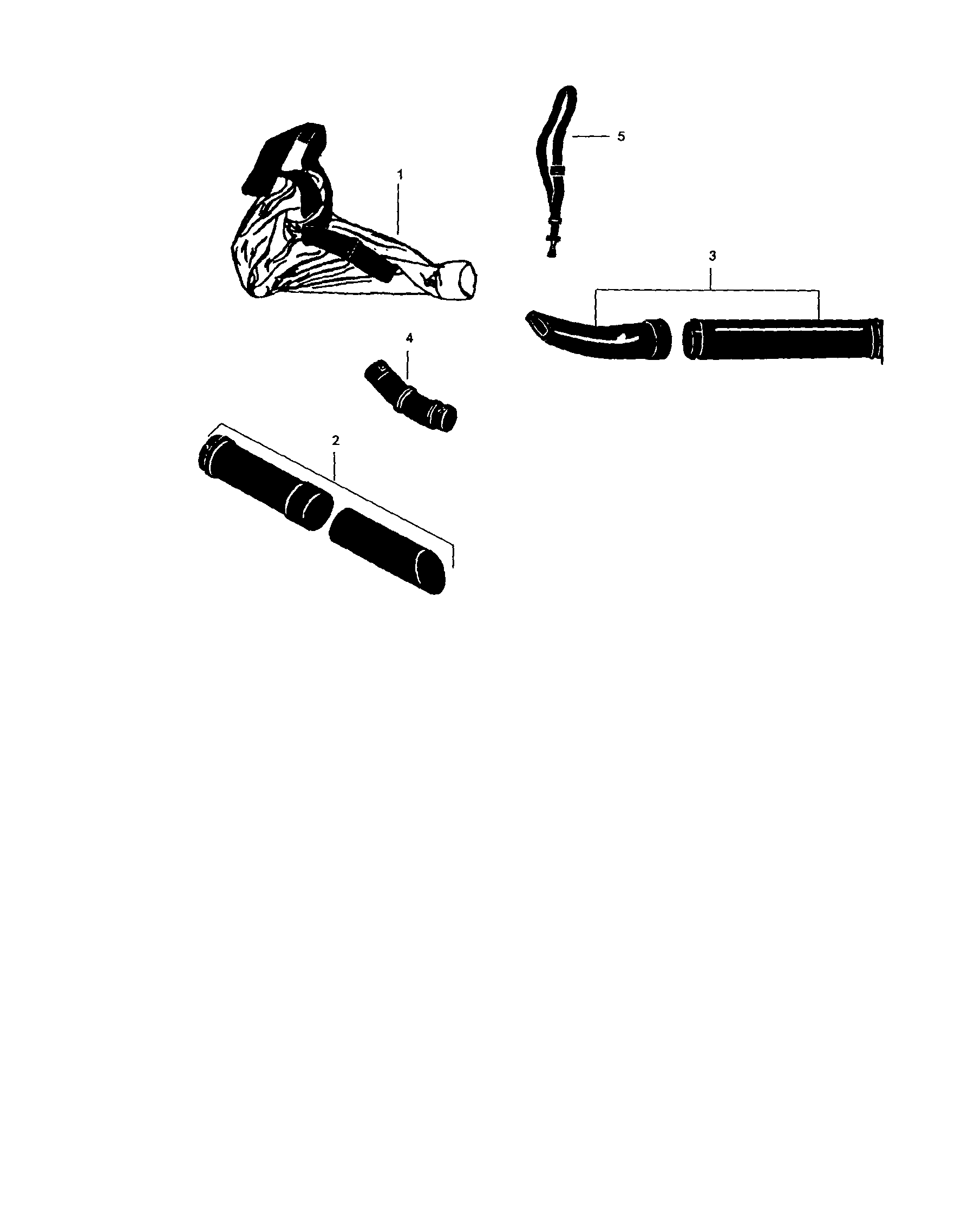 Vacuum and blower tubes