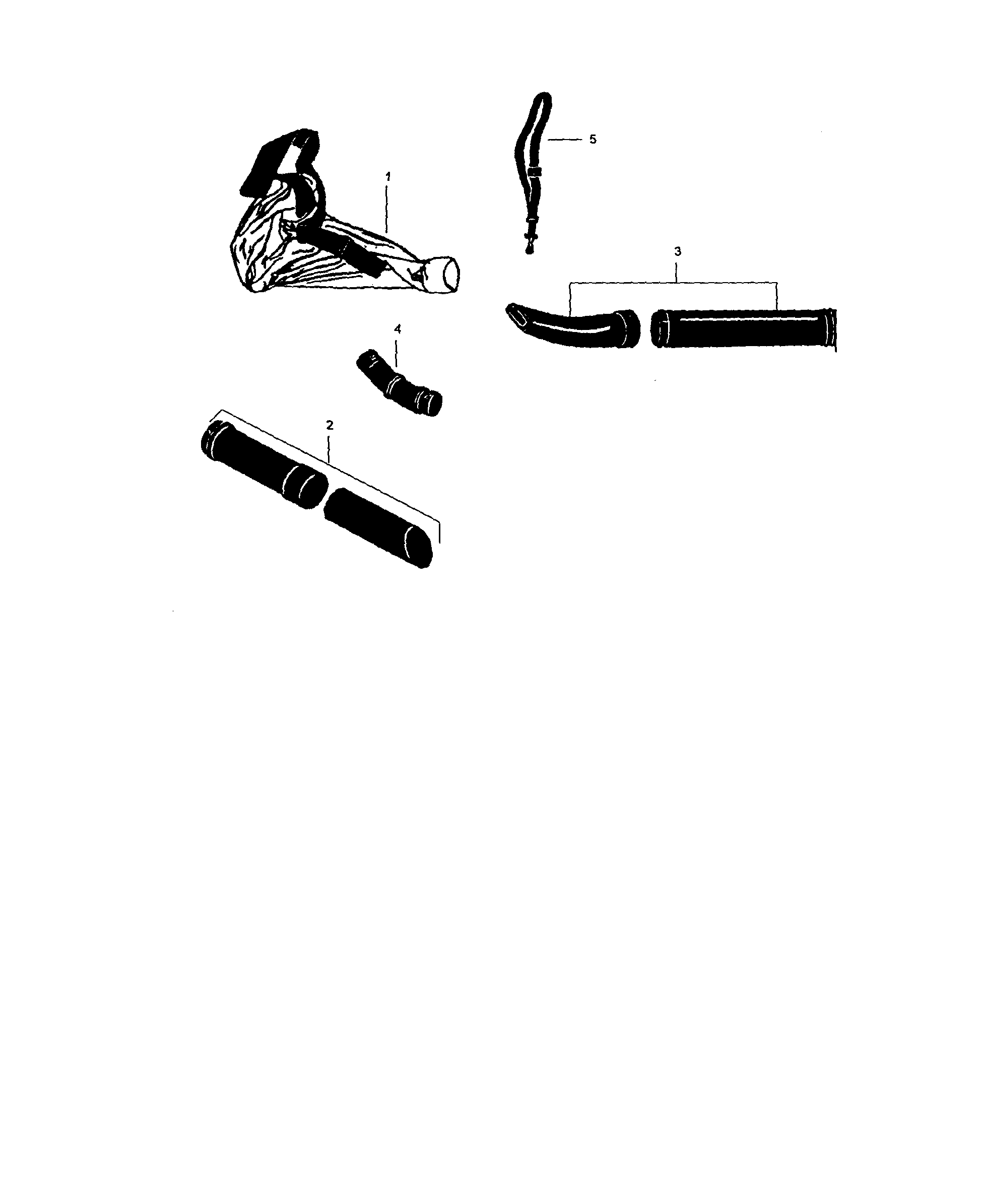 Vacuum and blower tubes