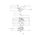 Eureka S670A-1 hood/base diagram