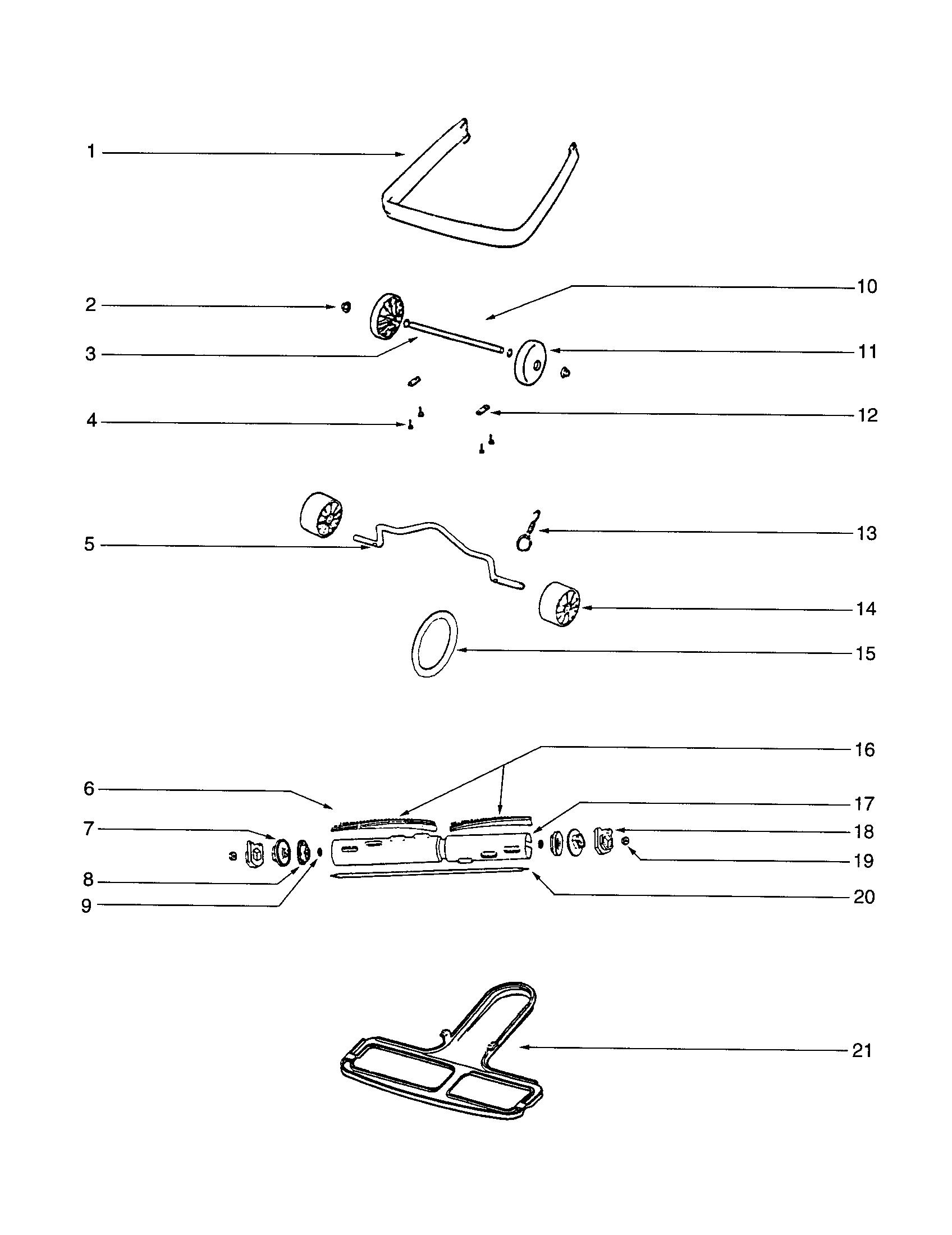 Wheel/axle/distrubulator