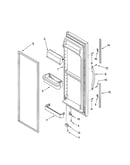 Refrigerator door