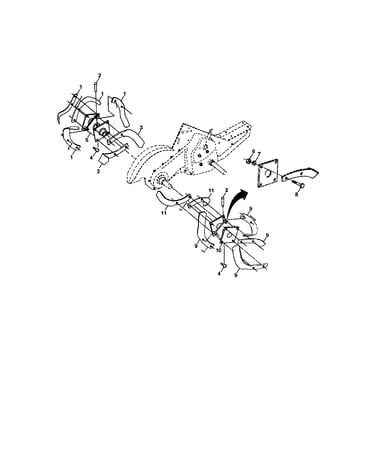Tine assembly