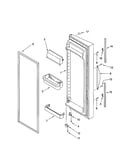 Refrigerator door