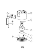 Hood/motor mounting plate