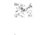 Craftsman 358350461 chassis/bar/chain diagram