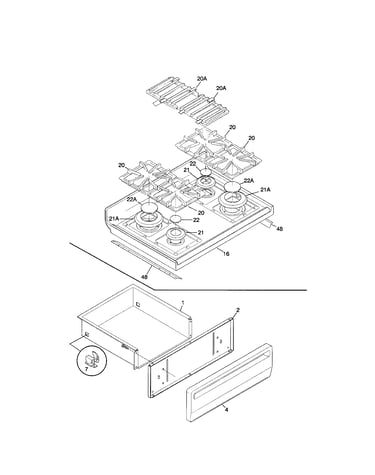 Top/drawer