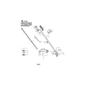 Craftsman 358795140 driveshaft housing diagram