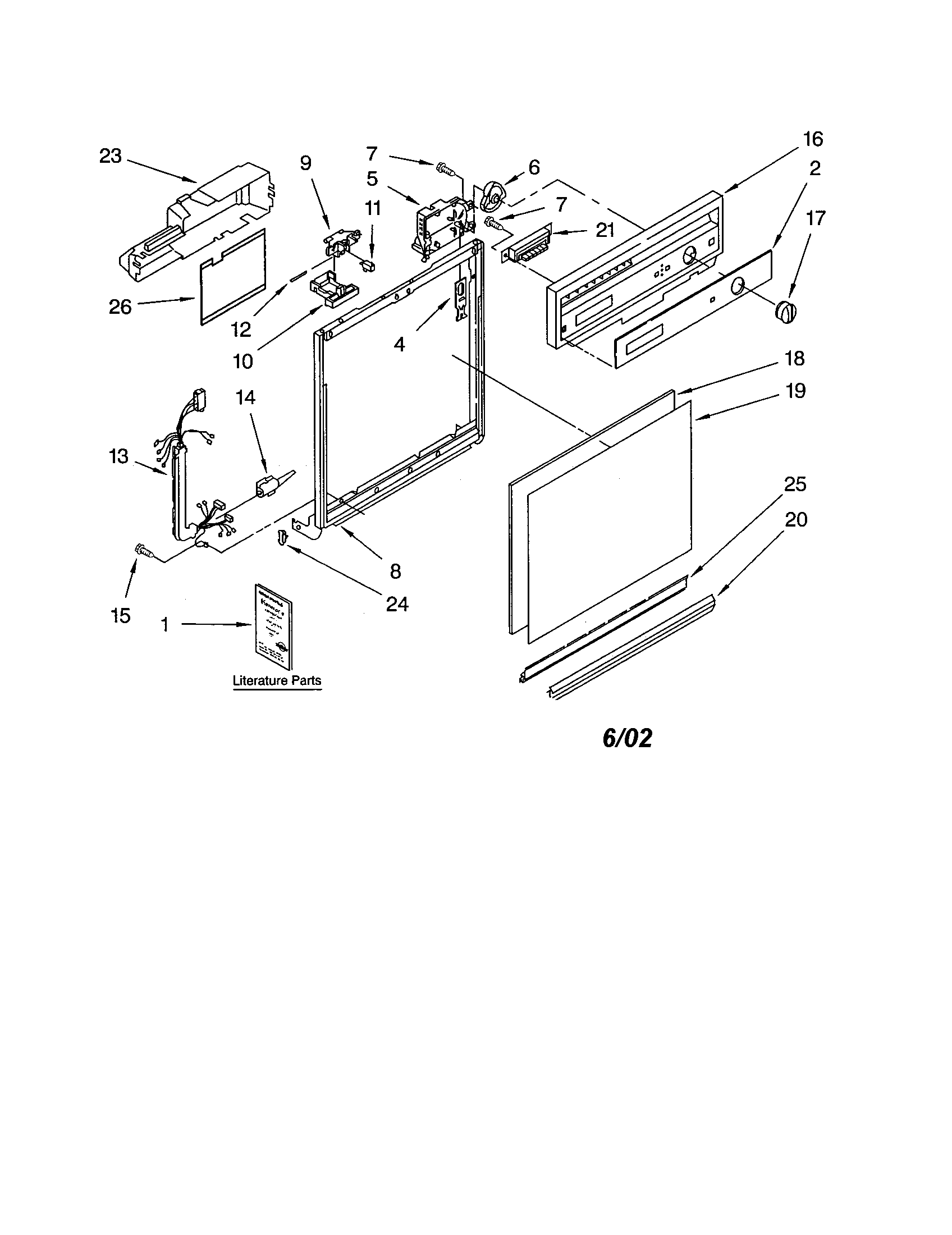 Frame and console