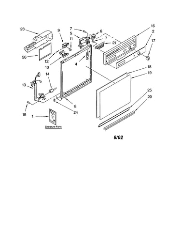 Frame and console