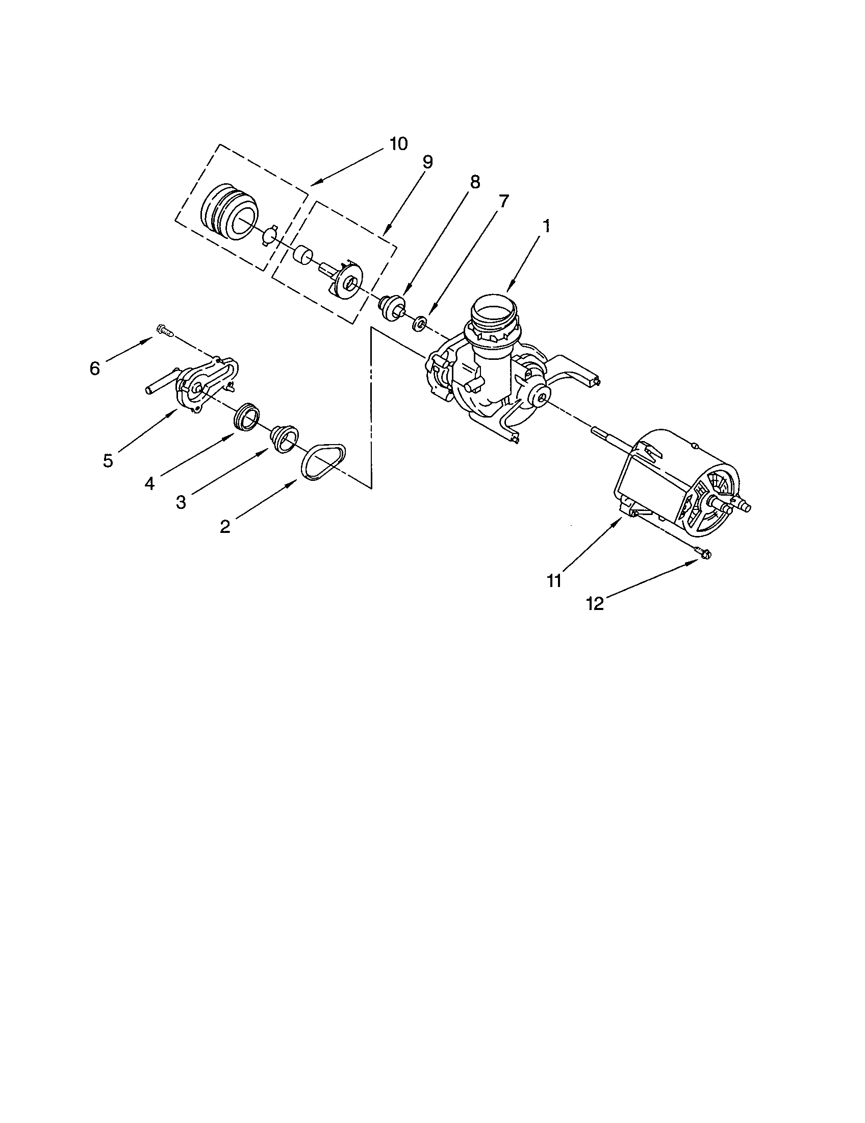 Pump and motor