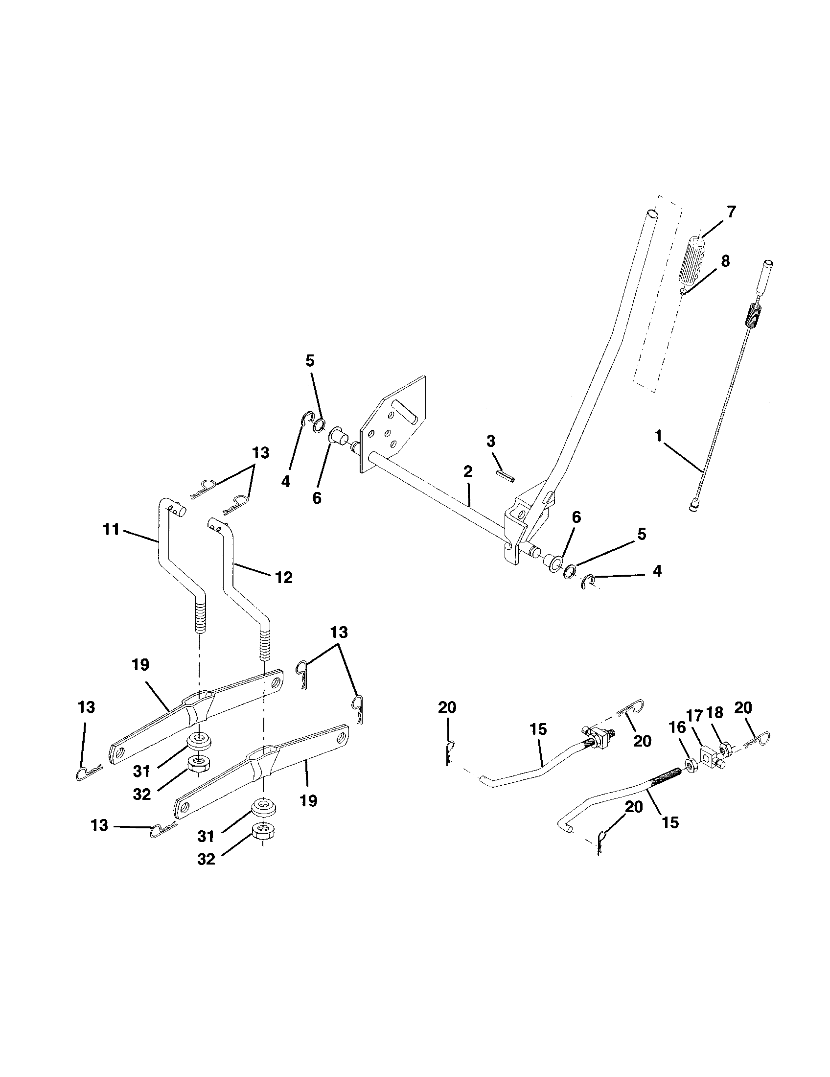 Mower lift