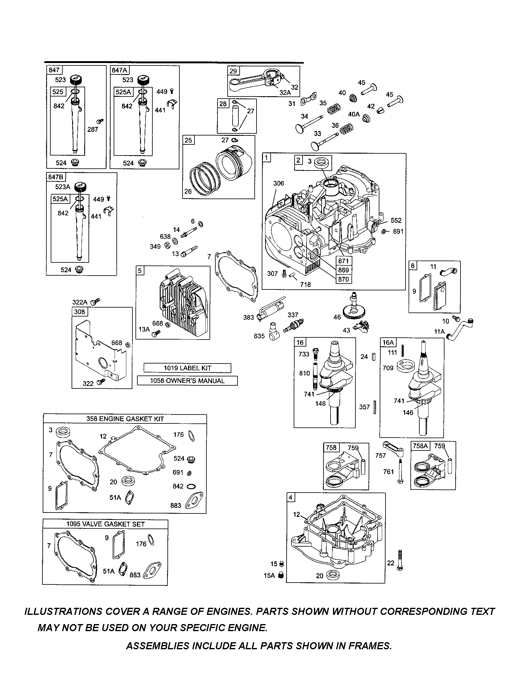 Cylinder/crankshaft